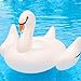Produktbild IMFFSE Schwimmender Party-Schlauch des Weißen Schwan-Pools, Erwachsene Kinder, Die Aufblasbare Sich Hin- und Herbewegende Wasserreihe, Tierberg-Schwimmen-Ring Schwimmen