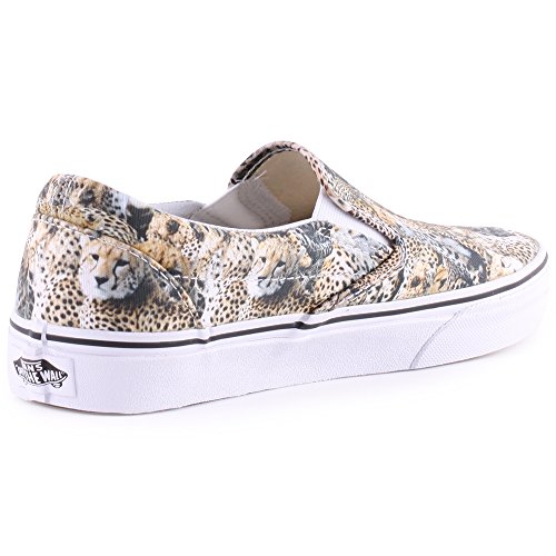 Vans Classic Slip On Womens Canvas Trainers Multicolour - 4 UK