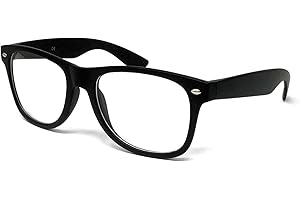 WS UK Kids Clear Lens Glasses with UV400 Protection - Unisex