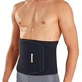Bracoo SE22 Fascia Addominale Dimagrante. Cintura Regolabile per Sudare. Bruciatore Calorico Effetto Sauna. Aumenta Intensità
