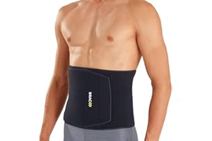 Bracoo Ceinture Abdominale de Sudation SE22, Gaine Sport Ventre Plat, Maintien du Dos Homme/Femme, Ceinture Sauna Amincissante Néoprène