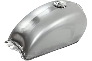 LEAPITURE Motorcycle Gas Tank with Cap Kit 9L/2.4 Gal Vintage Motorcycle Fuel Tank Motorbike Accessories Replacement for CFmoto 2013‑2018