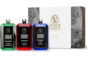 V E VERDE ESMERALDA Verde Esmeralda - Aceite de Oliva Virgen Extra variedad Picual. Pack 3 unidades de 500 ml. Aceite de Jaén (Picual) (Coffret cadeau 500mlx3, Picuale, Royal, Organic)