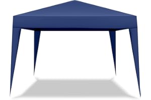 FRANKYSTAR Lona de cobertura para cenador de 3 x 3 m. Cubierta de repuesto para carpa plegable de 3 x 3 m. Color blanco, verde o azul.