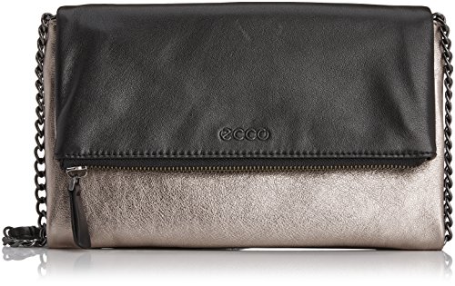 ECCO Women's Delight Clutch, Black/Moonrock, One Size