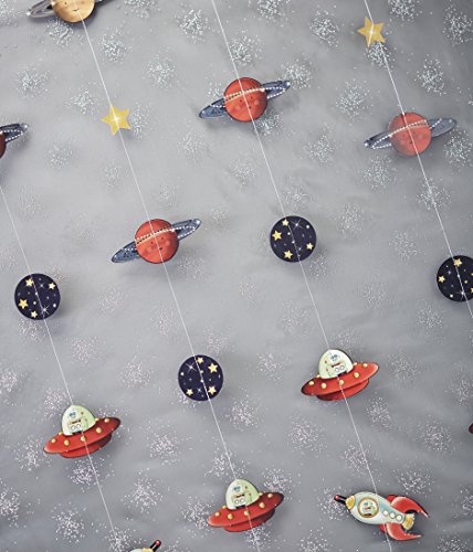 Ginger Ray & Spaceship Roboter-Kinder-Party-Hintergrund – Space-Abenteuer-Partei - 2