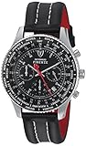 DETOMASO Herren-Uhr Firenze Chronograph mit Lederarmband und...
