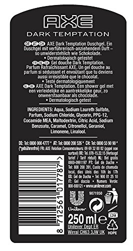 AXE Duschgel Dark Temptation, 6er Pack (6 x 250 ml) - 2