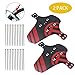 Produktbild KOBWA Mudguard MTB Fahrrad, 2 Stücke Schutzblech Spritzschutz-Set Einstellbare Vorne Hinten Mountainbike Mudguard mit 12 Kabelbinder für 26",27",27.5",29" Mountainbike Mud Guard