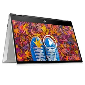 HP Pavilion x360 core i5 10th Gen 14 inch (35.56 cms) FHD Touchscreen Laptop with Alexa Built-in (8GB/512GB SSD/Windows 10/MS Office 2019/Finger Print Reader/4G LTE/Natural Silver/1.61kg), 14-dw0069tu