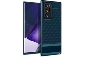 Caseology Parallax, Funda Samsung Galaxy Note 20 Ultra, Diseño Geométrico, Patrón 3D, Carcasa Diseñada para Galaxy Note 20 Ultra - Aqua Green