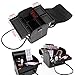 TRIXES Black Cosmetics Multi Compartment Case Bag