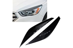 GCcv Auto Scheinwerferblenden Scheinwerfer Augenbrauen Für Kuga/Escape 2017-2019 Augenlider Trim Abdeckung Dekoration Aufkleber Auto Zubehör 1 Paar