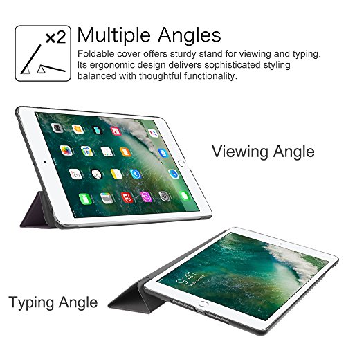 Fintie iPad 9.7 Zoll 2017 Hülle – Ultra Schlank Superleicht Ständer Smart Shell Case Cover Schutzhülle Tasche mit Auto Schlaf / Wach Funktion für Apple iPad 2017 Neue Modell, Himmelgrau - 6