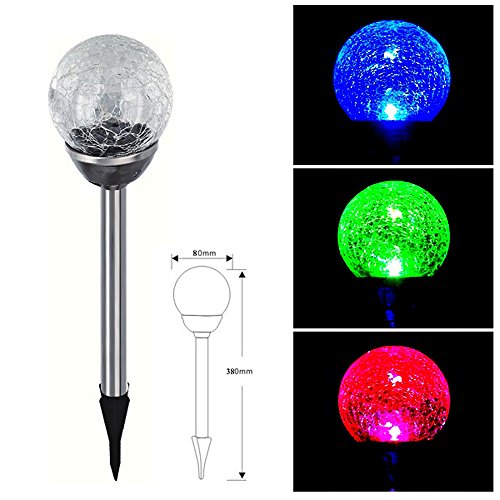 3x LED Kugelleuchte Garten | Garten Solarleuchte | Wegeleuchten | Solarlampen - 4