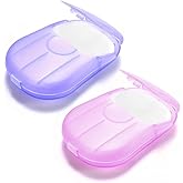 Mulltibrite Disposable Paper Soap Sheets for Handwash Portable Scented Mini Paper Soap Strips for Travel Camping, Hand Soap, 