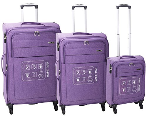 FLYMAX29" Large Suitcase 4 Wheel Lightweight Luggage Hard Shell Travel Case Hold Check in Fits 23kg - 27kg + 3 Digit Lock Suitcase Large + Telescopic Handle 100 Litre Capacity