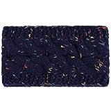 Neu Häkelarbeit Gestrickt Stirnband Damen Haarband, LEEDY Mädchen Warme Wolle Vierblattbohrer Gehörschutz Verdrehen Hut Kopfband Headband Retro Stirnbänder Kopfbedeckung