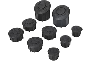 RUNFARR Tappi Telaio Moto,9PCS Tappi Copertura Fori Telaio Moto,Telaio Foro Tappi Kit di Decorazione per Moto R1200GS R1250GS