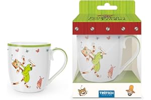 TRÖTSCH - Pettersson und Findus Kindertasse "Findus" : Porzellantasse spülmaschinengeeignet mikrowellengeeignet