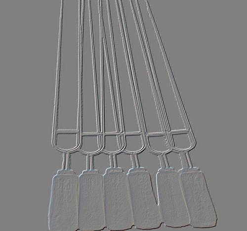 Natural Home Grillspieße Schaschlikspieße Fleischspieße 37cm, 6Stück, Rostfreier Edelstahl – Qualitätsprodukt - 7