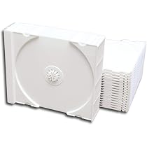 Dragon Trading CD-CakeBox – Durchsichtige Aufbewahrungsbox Für 25 CDs/DVDs, Set Mit 5 Stück