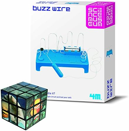 Popular Create Your Own Buzz Wire Electronics Game - Science &amp; Brain Teasing Set Includes FREE Sealife Puzzle Cube - Great Gift Present Idea for Christmas Xmas Stocking Filler Birthdays or Ideal Reward Treat or Pocket Money Toys &amp; Games Age 8+ Children Kids Boys Boy Girls Girl