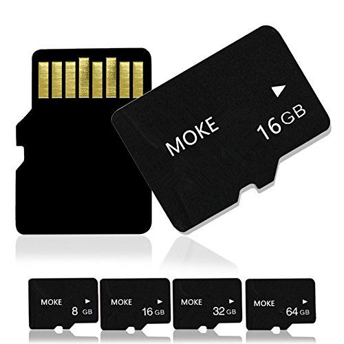 MOKE 4GB / 8GB / 16GB / 32GB / 64GB / Mikro-Sd TF Micro SD-TF-Speicherkarte mit SD Adapter(16GB)