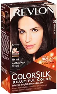 Revlon Colorsilk Natural Hair Color, 2N Brown Black each by Revlon