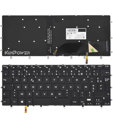 KbsPro Clavier Italien Pour Dell Latitude E7480 E7490 E7450 E5470 E5450 E5480 E5490 E7470 5480 5490 7480 7490 Rétroéclairé Avec Pointer, Noir - Foto 13