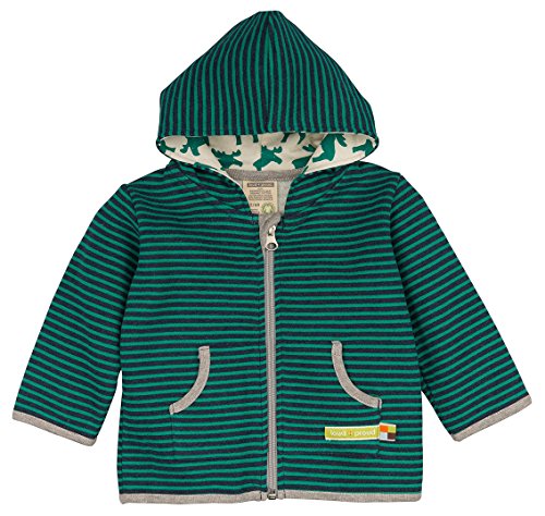 loud + proud Unisex Baby 356 Full Jacket, Blue (midnight Mi), 18-24 months (Manufacturer size: 86/92)