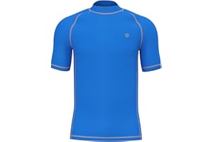 GENERIC HDTIYUYP Mens UPF Rash Guards - Adults Breathable Active Beach Sports Swim Tee Male Quickdrying Surfing Shirt Water Sport Wet Top