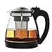 Produktbild Dongyd Glas-Teekanne mit abnehmbarem Edelstahl-Infuser - Perfekt für Tee und blühenden Tee 2L