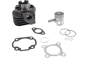 2EXTREME 50ccm 12mm Zylinder kompatibel für EXPLORER ATU Iron, Kallio, Race GT, Speed, Spin GE 50cc