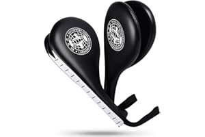 VBESTLIFE Addestramento durevole del cuscinetto di calcio del Taekwondo 2pcs (nero), applicabile nella pratica di battuta del Taekwondo, arte marziale ecc