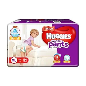 Huggies Wonder Pants Diapers, Extra Large (Pack of 54)