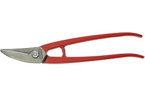Cisaille métallique Stubai 250 mm pour chantier, atelier, construction, coupes droites et courbes Cisaille robuste en acier Outil de précision pour artisans