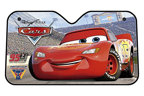 Cars CARS114 Pare Soleil, 130 x70 Cm, Rouge