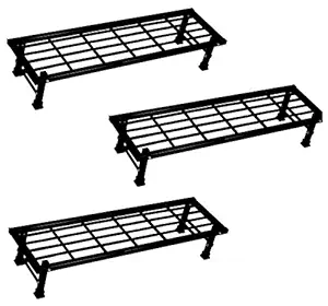 Truphe Heavy Duty Rectangular Planter Flower Pot Step Plant Stand (3 Piece)