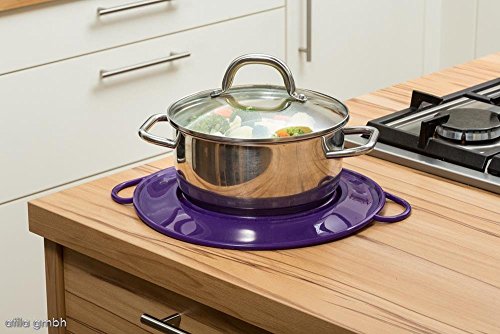 Das Kochwunder – Überkochschutz, Sieb, Dünsteinsatz, Untersetzer, Spritzschutz u.v.m. – grün – NEW GENERATION, Modell 2016 – inkl. innovativer WC- und Geschirrspültabs - 9