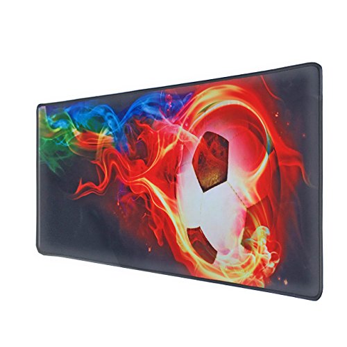 Preisvergleich Produktbild Gaming Mauspad, Mauspad Groß, Weltmeisterschaft Mauspad, Spezielle Oberfläche Verbessert Geschwindigkeit und Präzision,Rutschfeste Gummi-Basis,Genähte Kanten, 800×300mm,für Computer, PC und Laptop