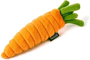 P.L.A.Y. – PET LIFESTYLE & YOU Play Pet Lifestyle and You Hundespielzeug für den Garten, weich, Karotte