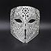 Produktbild HAIBUHA Masken Gesichtsmaske Gesichtsschutz Domino Falsche Front Grimasse Make-up Maske Abschlussball Venedig Metall Vollgesicht Show Halloween Party Maske Cosplay Männer Und Frauen Silber
