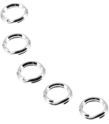 Fermoir Mousqueton En Argent Sterling 925 Massif Avec Anneaux Ouverts Fermés Pour Colliers, Bracelets Ou Fabrication De Bijoux, 2 Fermoirs Or Champagne 10#, Fabriqués En Italie