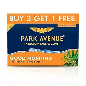 Park Avenue Good Morning Soap For Men, 125g (Pack Of 4) (NPASPG125202)