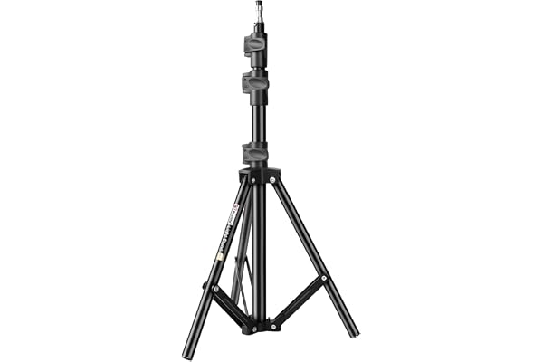 Prolite Heavy-Duty Light Stand (156 cm) for Ring Light, Flash, Reflector, Diffuser, Photo & Video Studio Shooting (Portable, Foldable)