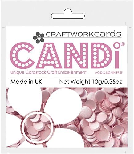 Candi Dot Color Pop Embellishments 0.35oz-Marshmallow