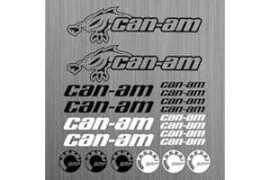SUPERSTICKI can-am canam BRP Sticker Quad ATV Decal 20 Pieces aus Hochleistungsfolie Aufkleber Autoaufkleber Tuningaufkleber von SUP