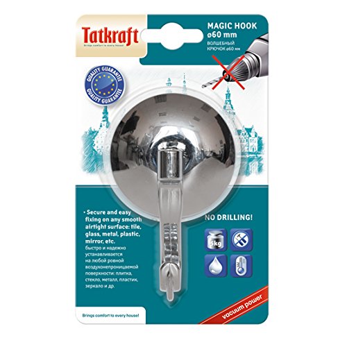 Tatkraft Magic Hook Märchenhafter Haken Handtuchhalter Verchromt mit Saugnapf - 2