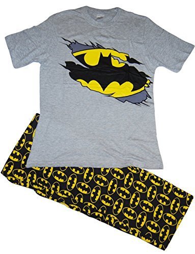 Mens Pyjamas PJs Set Batman (X Large)